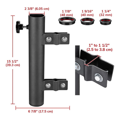 RV Flagpole Holder for 1" to 2 3/8" Pole