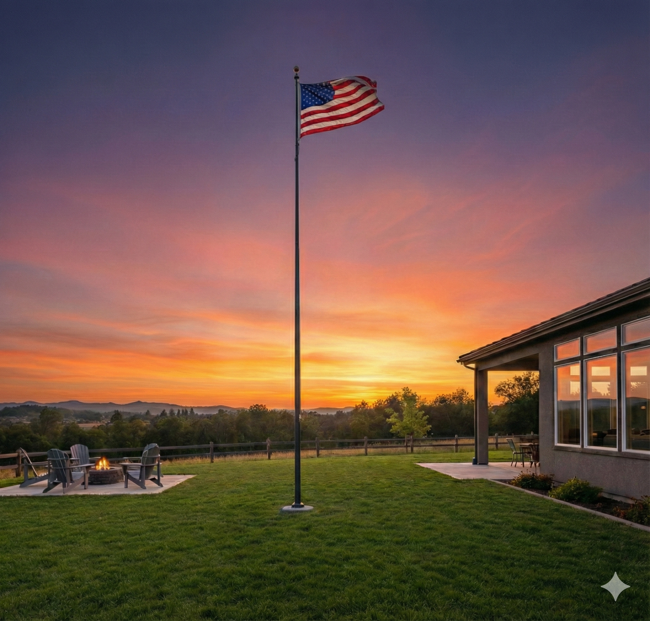 ThePatriotYard Telescoping Flagpole Kit