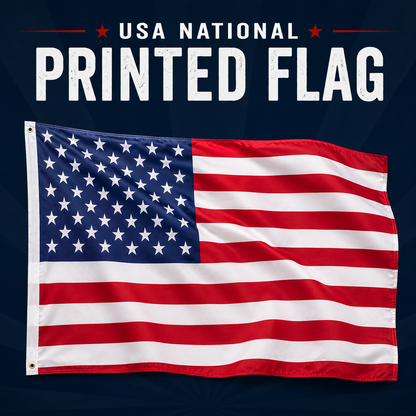 USA National Printed Flag  3X5